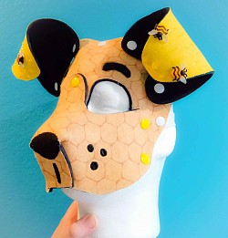Bee pup Hood $65
