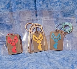 Furry necklace: $8