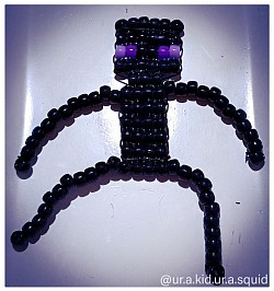 Minecraft Enderman (Bead Creatures)