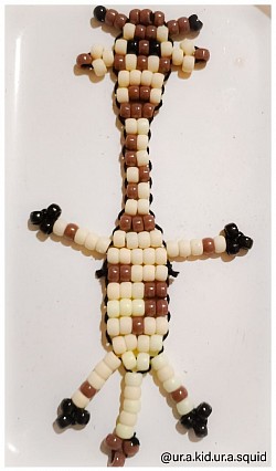 Giraffe Kandi (bead creature)